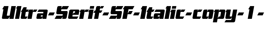 Ultra Serif SF Italic.ttf