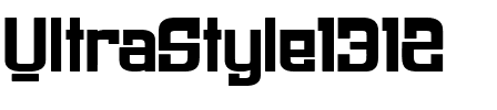 UltraStyle1312 Regular.ttf
