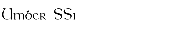 Umber SSi Regular.ttf