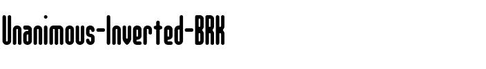 Unanimous Inverted BRK Regular.ttf
