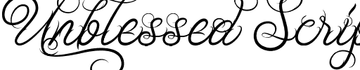 Unblessed Script Regular.ttf