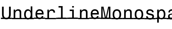 UnderlineMonospace Regular.ttf