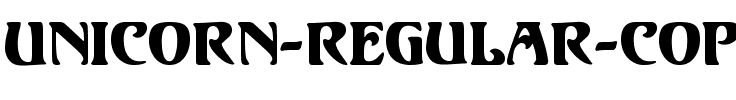 Unicorn Regular Regular.ttf