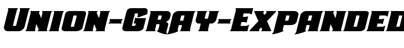 Union Gray Expanded Italic Expanded Italic.ttf