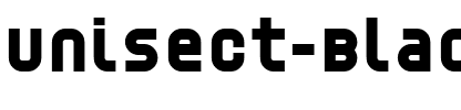 Unisect Black.ttf
