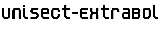 Unisect ExtraBold.ttf