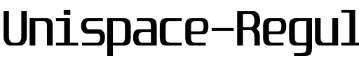 Unispace Regular.ttf