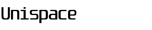 Unispace Regular.ttf
