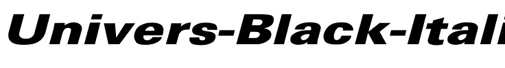 Univers-Black-Italic Wd Regular.ttf