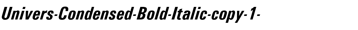 Univers Condensed Gras Italique.ttf