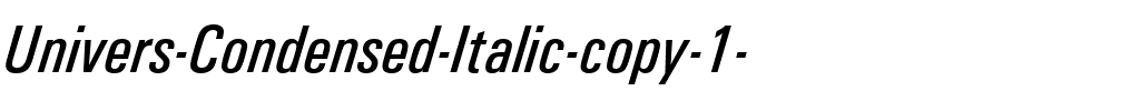 Univers Condensed CE Italique.ttf
