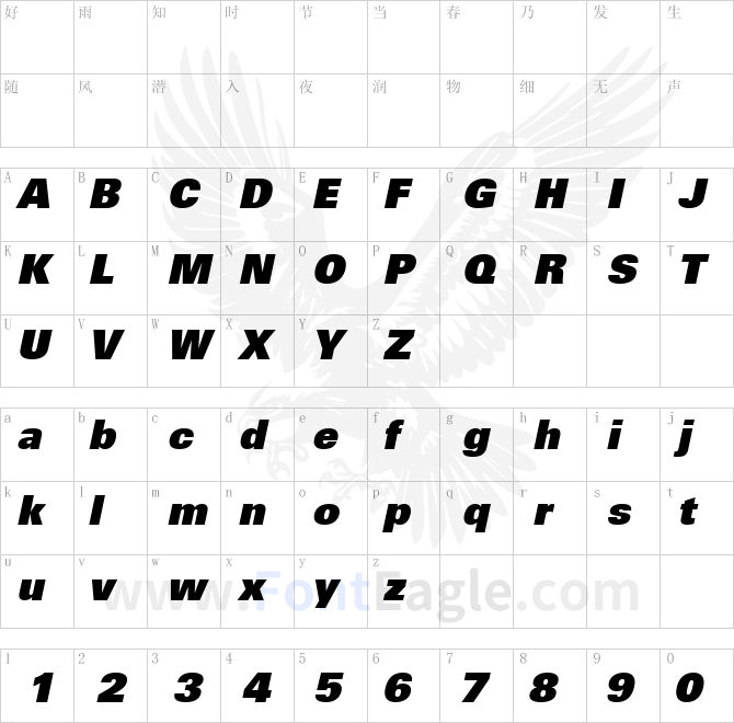 Univers-LT-85-Extra-Black-Oblique