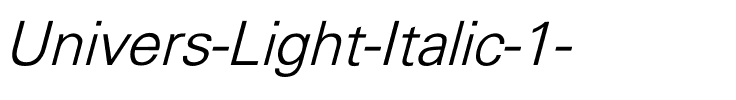 Univers-Light Italic.ttf