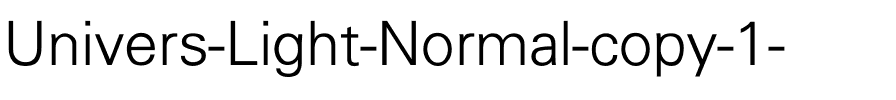 Univers-Light-Normal Regular.ttf
