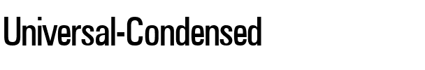 Universal Condensed Regular.ttf
