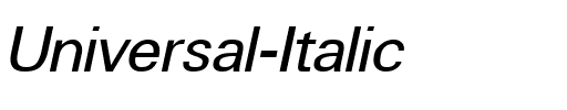 Universal Italic.ttf
