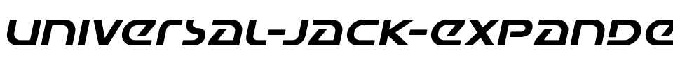 Universal Jack Expanded Italic Expanded Italic.ttf