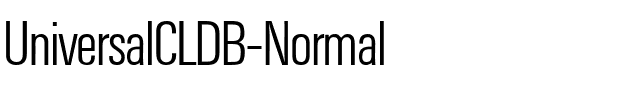 UniversalCLDB Normal.ttf