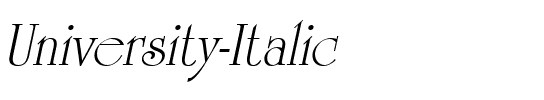University Italic.ttf