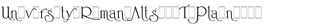 University Roman Alts LET Plain.ttf