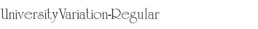 UniversityVariation Regular.ttf