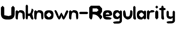 Unknown Regularity Normal.ttf