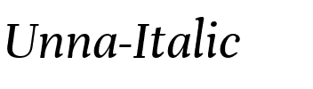 Unna Italic.ttf