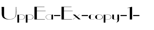 UppEa Ex Regular.ttf