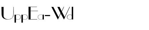 UppEa Wd Regular.ttf