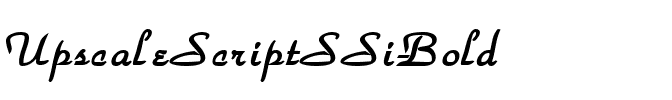 UpscaleScriptSSi Bold.ttf