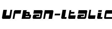 Urban Italic.ttf
