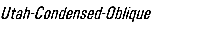 Utah Condensed Oblique.ttf