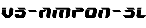 V5 Ampon Slanted.ttf