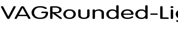 VAGRounded-Light Ex Regular.ttf