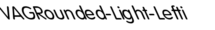 VAGRounded-Light Lefti Regular.ttf