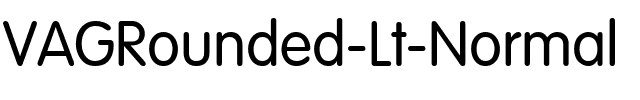 VAGRounded Lt Normal.ttf