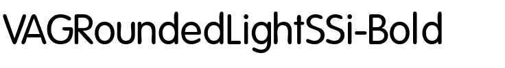 VAGRoundedLightSSi Bold.ttf
