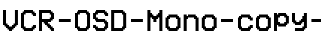 VCR OSD Mono Regular.ttf