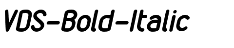 VDS Bold Italic.ttf