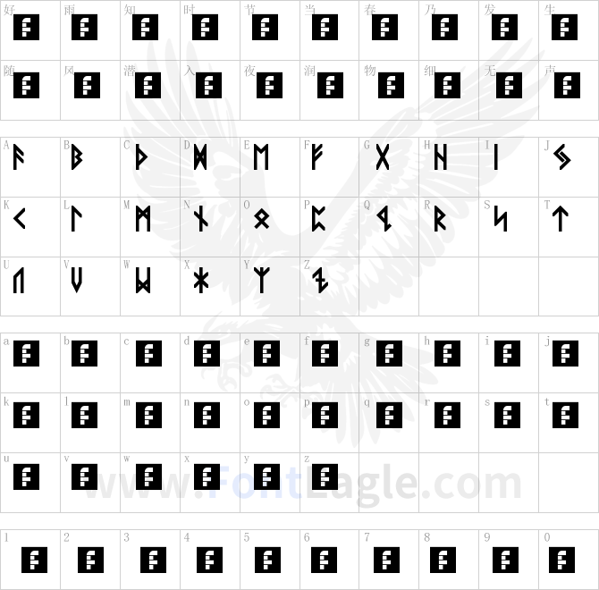 VIKING-ELDER-Runes-Bold-Regular