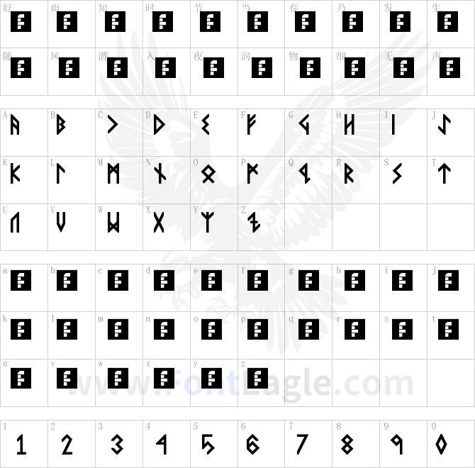 VIKING-MIDDLE-Runes-Bold-Regular