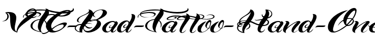 VTC-Bad Tattoo Hand One Regular.ttf
