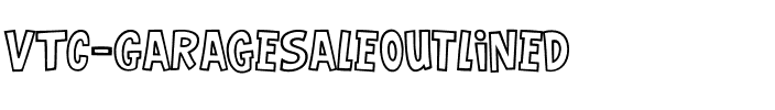 VTCGarageSale Regular.otf