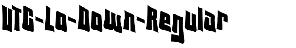 VTC Lo-Down Regular.ttf