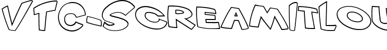 VTC ScreamItLoudOutline Outline.ttf