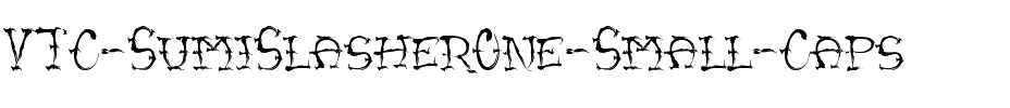VTC-SumiSlasherOne Small Caps.ttf