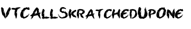 VTCAllSkratchedUpOne Regular.ttf