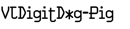 VTDigitDog Pig.ttf