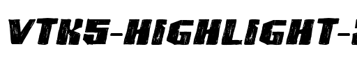 VTKS HIGHLIGHT 2 Regular.ttf