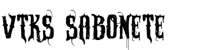 VTKS SABONETE Regular.ttf